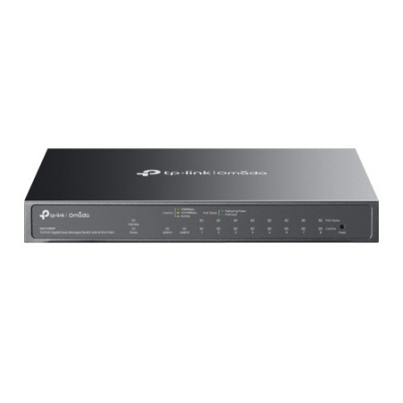 22946-TP-Link Omada ES210GMP switch Gestionado Gigabit Ethernet (10/100/1000) Energia sobre Ethernet (PoE) Negro
