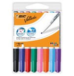 22977-ESTUCHE 8 MARCADORES PARA PIZARRA BLANCA 1741 TINTA A BASE DE ACETONA TRAZO 1,4MM. SURTIDOS VELLEDA 503844