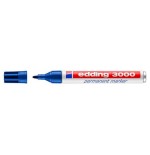 22981-MARCADOR PERMANENTE PUNTA REDONDA 1.5-3MM 3000 AZUL EDDING 3000-03