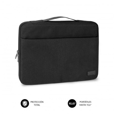 22991-SUBBLIM Funda Ordenador Elegant Laptop Sleeve 15,6" Black
