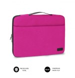 23005-SUBBLIM Funda Ordenador Elegant Laptop Sleeve 15,6" Pink
