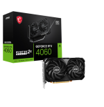 23025-MSI GEFORCE RTX 4060 VENTUS 2X BLACK 8G OC tarjeta grafica NVIDIA 8 GB GDDR6