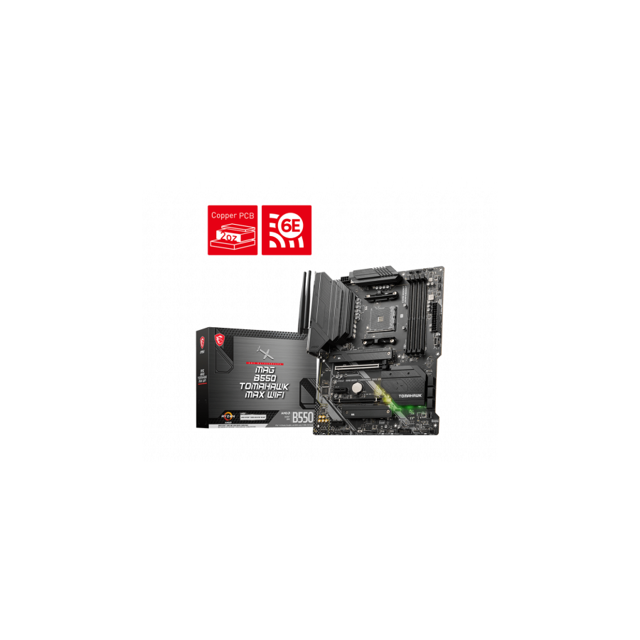 23030-MSI MAG B550 TOMAHAWK MAX WIFI AMD B550 Zocalo AM4 ATX