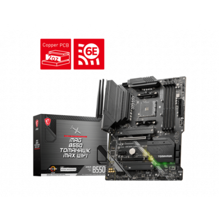 23030-MSI MAG B550 TOMAHAWK MAX WIFI AMD B550 Zocalo AM4 ATX