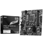 23073-PLACA MSI PRO B760M-B DDR4,INTEL,1700,B760,2DDR4,128GB,HDMI,4SATA+1M.2,4USB3.2,GBLAN,MATX