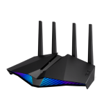 23124-ASUS RT-AX82U router inalambrico Doble banda (2,4 GHz / 5 GHz) Gigabit Ethernet Negro