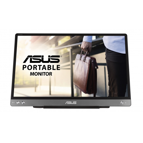 23128-ASUS MB14AC pantalla para PC 35,6 cm (14") 1920 x 1080 Pixeles Full HD Gris