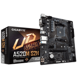 23130-Gigabyte A520M S2H placa base Zocalo AM4 Micro ATX