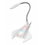 23146-Mars Gaming MMICW microfono Blanco Microfono de superficie para mesa