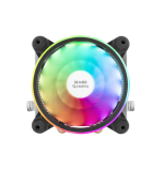 23149-MARS GAMING MCPU220 CPU COOLER, ARGB 12CM PWM FAN, 4X HEATPIPE, 140W, BLACK