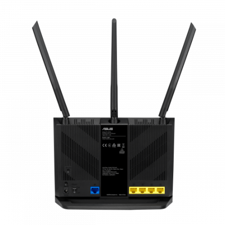 23159-ASUS 4G-AX56 router inalambrico Gigabit Ethernet Doble banda (2,4 GHz / 5 GHz) 3G Negro