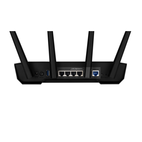 23175-ASUS 90IG0790-MO3B00 router inalambrico Gigabit Ethernet Doble banda (2,4 GHz / 5 GHz) Negro, Naranja
