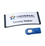 2321-CAJA 10 PORTANOMBRES POLAR BADGE ANTRACITA CON IMAN-30 X 65 MM AVERY 4835G-M