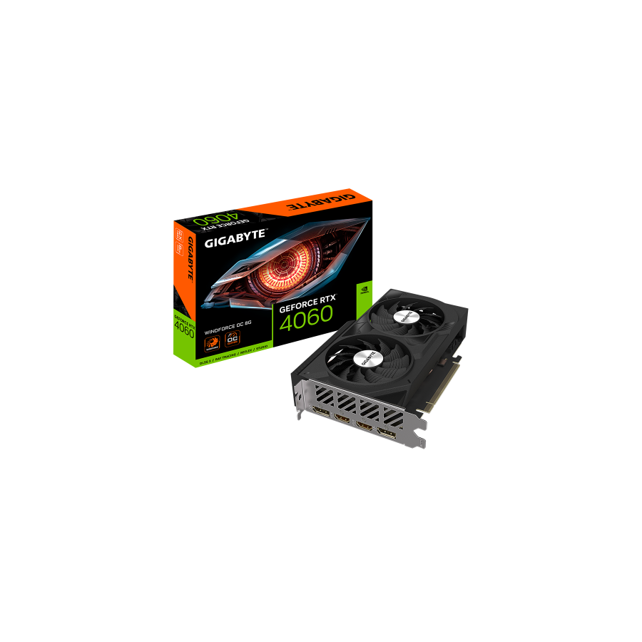 23225-Gigabyte GeForce RTX 4060 WINDFORCE OC 8G NVIDIA 8 GB GDDR6