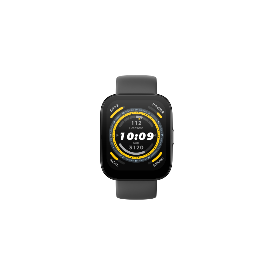 23229-Amazfit Bip 5 4,85 cm (1.91") LCD 38 mm Digital 320 x 380 Pixeles Pantalla tactil Negro GPS (satelite)