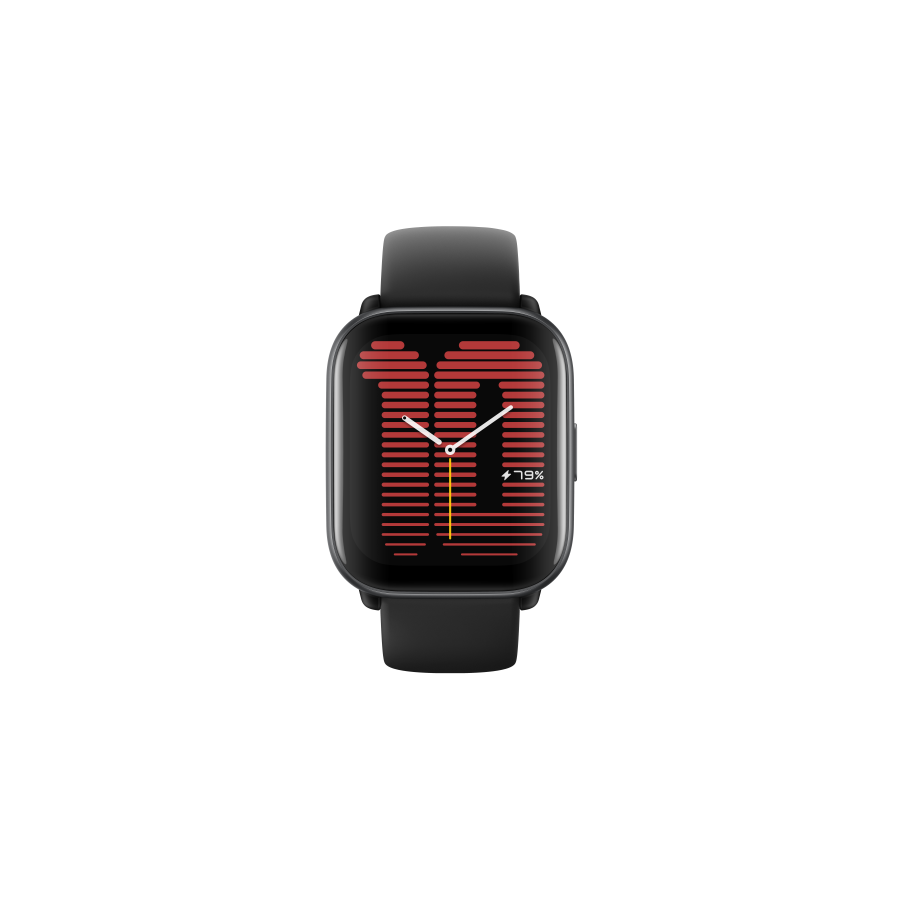 23249-Amazfit Active 4,45 cm (1.75") AMOLED Digital 390 x 450 Pixeles Pantalla tactil Negro GPS (satelite)