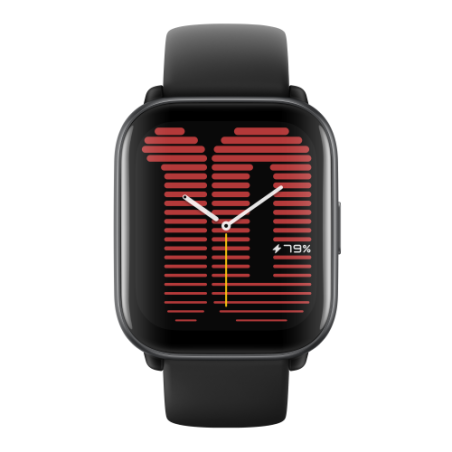 23249-Amazfit Active 4,45 cm (1.75") AMOLED Digital 390 x 450 Pixeles Pantalla tactil Negro GPS (satelite)