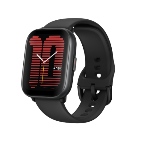 23250-Amazfit Active 4,45 cm (1.75") AMOLED Digital 390 x 450 Pixeles Pantalla tactil Negro GPS (satelite)