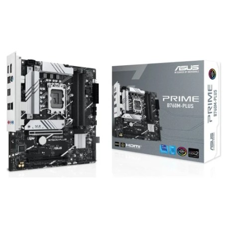 23263-PLACA ASUS PRIME B760M-PLUS,INTEL,1700,B760,4DDR5,128GB,HDMI+DP,4SATA+2M.2,5USB 3.2+1USB-C,2.5GB,MATX