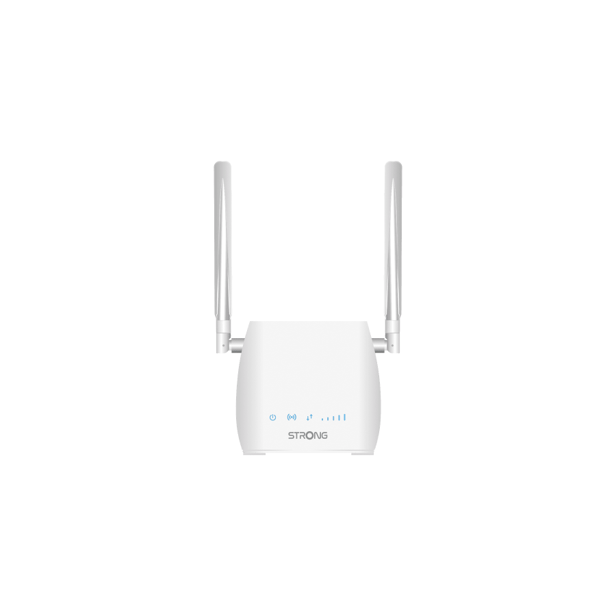 23285-Strong 300M router inalambrico Ethernet rapido Banda unica (2,4 GHz) 4G Blanco