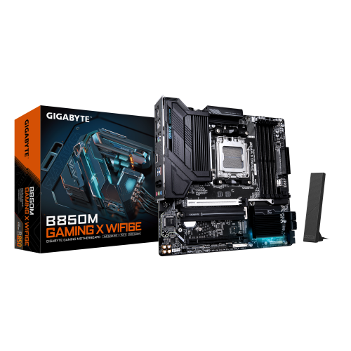 23348-GIGABYTE B850M GAMING X WIFI6E Placa Base - Procesadores AMD Ryzen Serie 9000, VRM Digital 10+2+2 fases, hasta 820