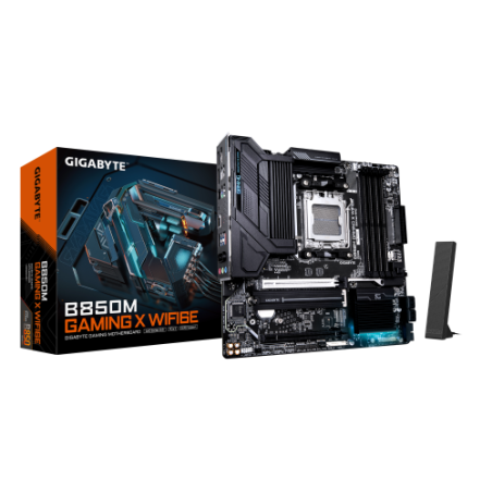 23348-GIGABYTE B850M GAMING X WIFI6E Placa Base - Procesadores AMD Ryzen Serie 9000, VRM Digital 10+2+2 fases, hasta 820