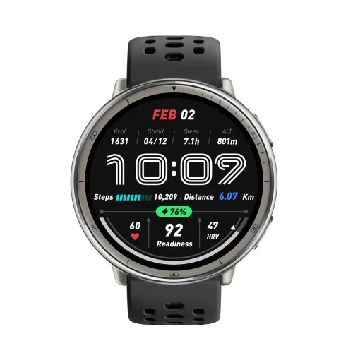 23350-AMAZFIT ACTIVE 2 BLACK SPORT SILICONE