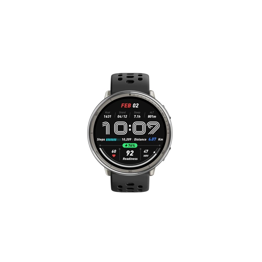 23350-AMAZFIT ACTIVE 2 BLACK SPORT SILICONE
