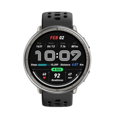 23350-AMAZFIT ACTIVE 2 BLACK SPORT SILICONE