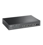 23379-TP-LINK TL-SG2210MP switch Gigabit Ethernet (10/100/1000) Negro Energia sobre Ethernet (PoE)