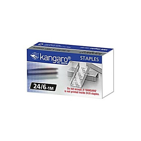 23380-CAJA 1000 GRAPAS 24/6-1M KANGARO KG2461M