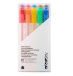 23599-Cricut 2009964 boligrafo de gel Boligrafo de gel con tapa Negro, Marron, Verde, Azul claro, Naranja, Purpura, Rojo