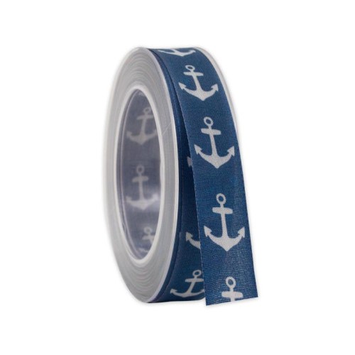 23731-Goldina 153A 025 35 0020 cinta adhesiva para manualidades 20 m Azul, Blanco