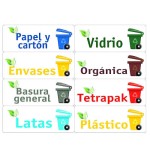 2385-KIT 24 ETIQUETAS PARA BASURA SURTIS, 120X45MM, 3 HOJAS TICO KIT-OF24-ES