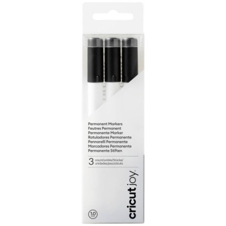 23906-CRICUT JOY PERMANENT MARKERS 3-PACK 1.0 (BLACK)