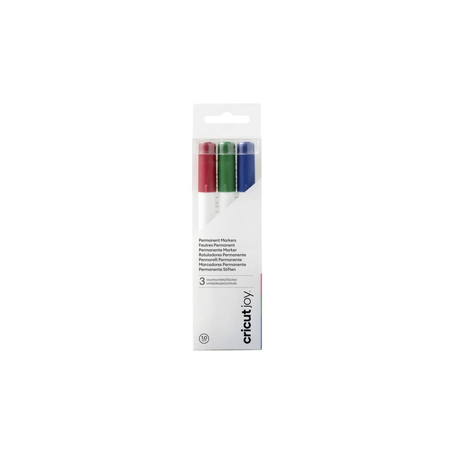23907-CRICUT JOY PERMANENT MARKERS 3-PACK 1.0 (BLUE, RED, GREEN)