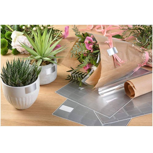 2393-KIT 10 HOJAS ETIQUETAS SATINADAS ORO Y PLATEADAS, 36 MM DIAMETRO, 36X21MM, 36X27MM, 44X16MM, 45X21MM TICO TicoOA-mi