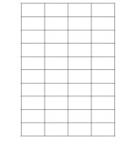 2395-CAJA 100 HOJAS ETIQUETAS BLANCAS SIN MARGENES-LASER/INYECCION DE TINTA/FOTOCOPIADORAS-52X30 MM MEGASTAR LP4MS-5230