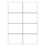 2402-CAJA 100 HOJAS ETIQUETAS BLANCAS SIN MARGENES-LASER/INYECCION DE TINTA/FOTOCOPIADORAS-105X74 MM MEGASTAR LP4MS-1057