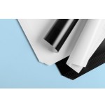 24023-Cricut 2004329 vinilo adhesivo Desmontable Negro, Blanco