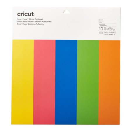 24086-Cricut Smart Paper Bloc de hojas de papel para bellas artes 10 hojas