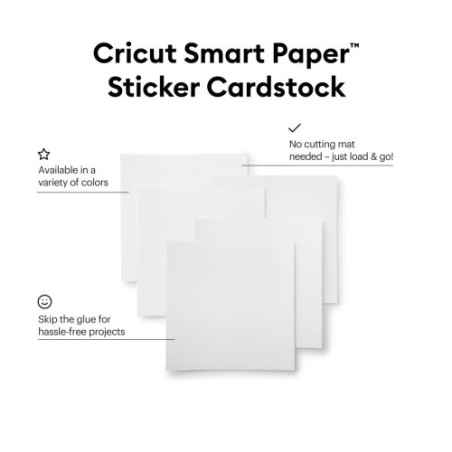 24089-Cricut Smart Paper Bloc de hojas de papel para bellas artes 10 hojas