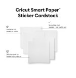 24089-Cricut Smart Paper Bloc de hojas de papel para bellas artes 10 hojas
