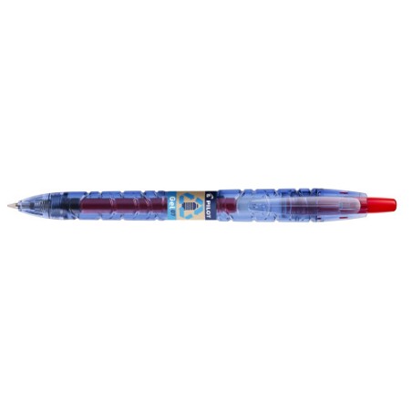 241-BOLIGRAFO B2P RETRACTIL ROJO PILOT BL-B2P-BG-R