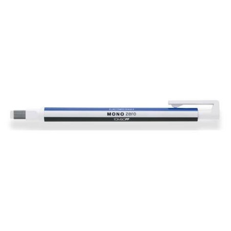 2412-BORRADOR DE PRECISION PUNTA RECTANGULAR 2,5 X 5 MM. CUERPO BLANCO/AZUL/NEGRO TOMBOW EH-KUS
