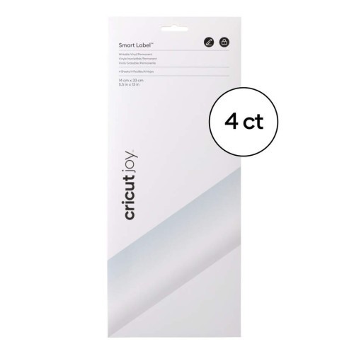 24141-Cricut Smart Label etiqueta autoadhesiva Permanente Transparente 4 pieza(s)