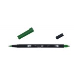 2420-ROTULADOR DOBLE PUNTA PINCEL COLOR DARK JADE TOMBOW ABT-177