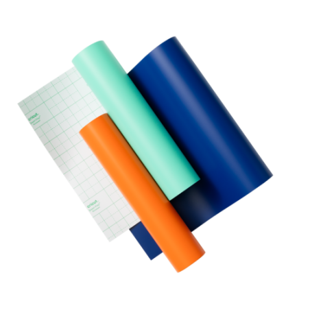 24305-Cricut Joy Xtra Smart Vinyl Lamina de vinilo de transferencia termica Vinilo de termotransferencia liso 3 hojas