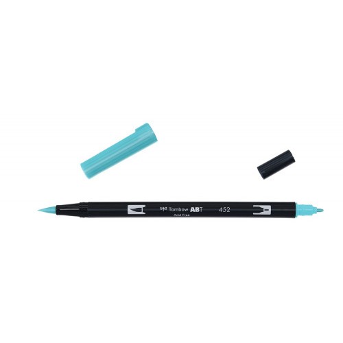 2432-ROTULADOR DOBLE PUNTA PINCEL COLOR PROCESS BLUE TOMBOW ABT-452