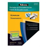 24405-PACK 50 PORTADAS POLIPROPILENO 700 MICRAS TRANSLUCIDO FELLOWES 5477301